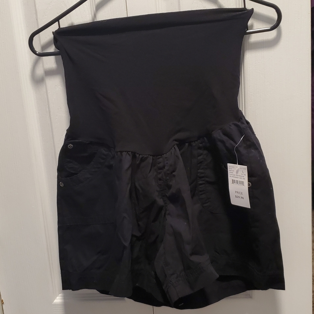 Motherhood Maternity Black Shorts